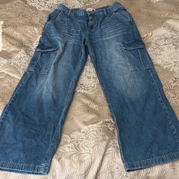 Lucky Women’s Blue Cargo Jeans - Picture 2 of 8
